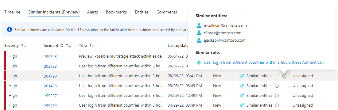 类似事件详细信息的弹出项显示的屏幕截图。