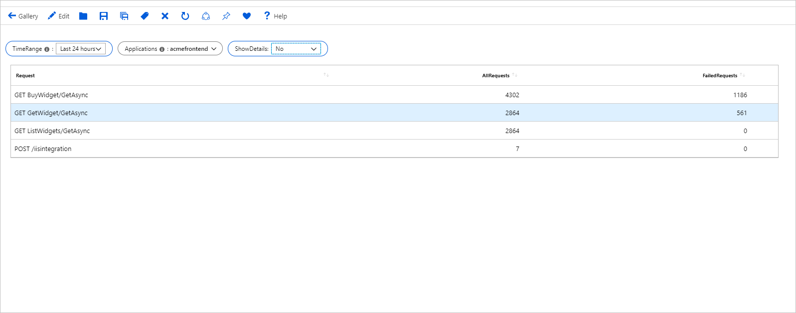 显示具有隐藏的条件组件的工作簿的屏幕截图。