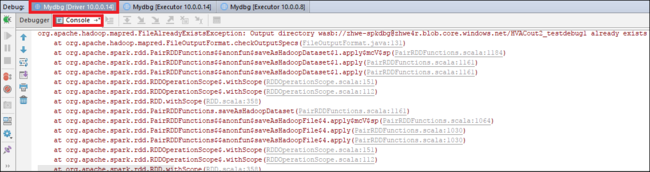 IntelliJ 调试远程 Spark 作业错误提交。