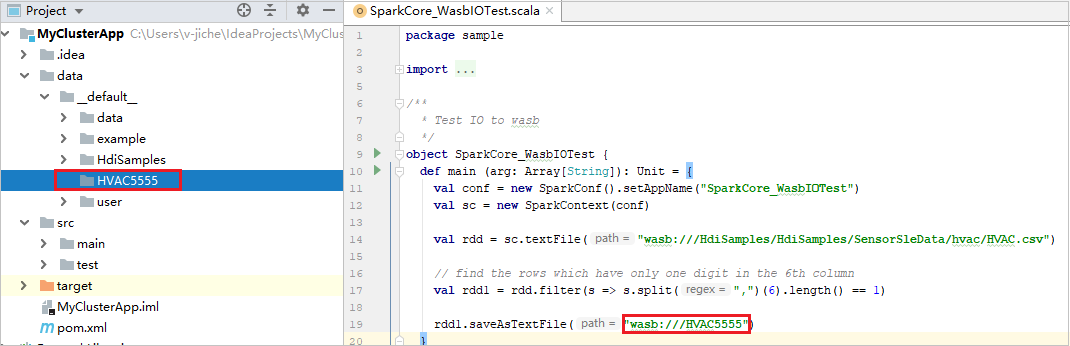 IntelliJ Project 本地运行结果。