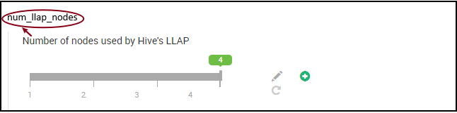 `Number of Nodes for LLAP service`。