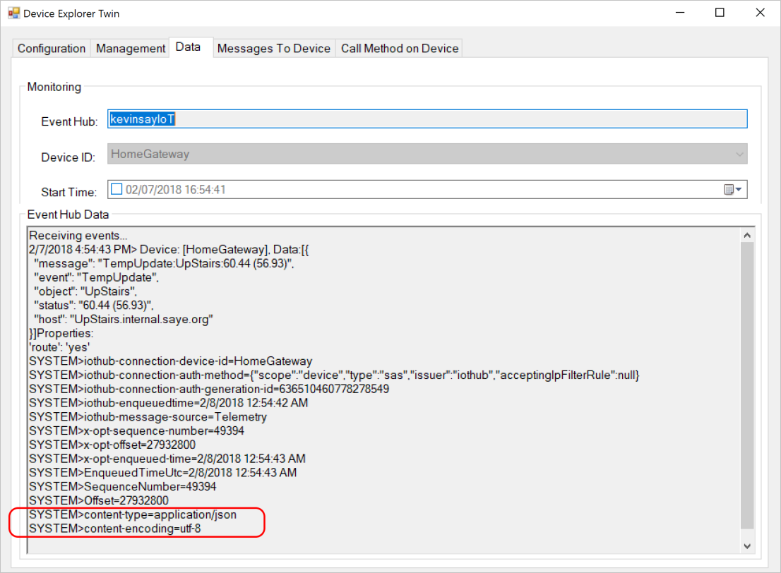 “事件中心数据”窗格