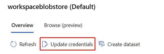 Update Credentials