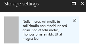 显示重要文本或警告的 Microsoft.Common.InfoBox UI 元素的屏幕截图。
