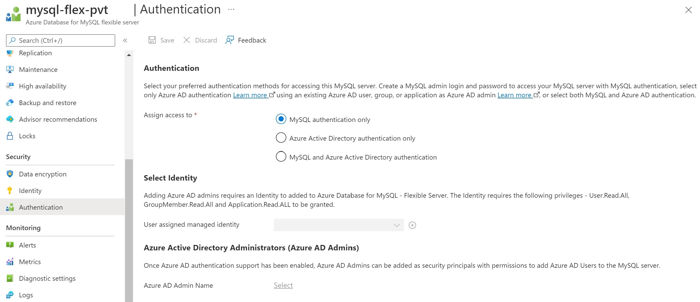如何配置Microsoft Entra 身份验证的关系图。