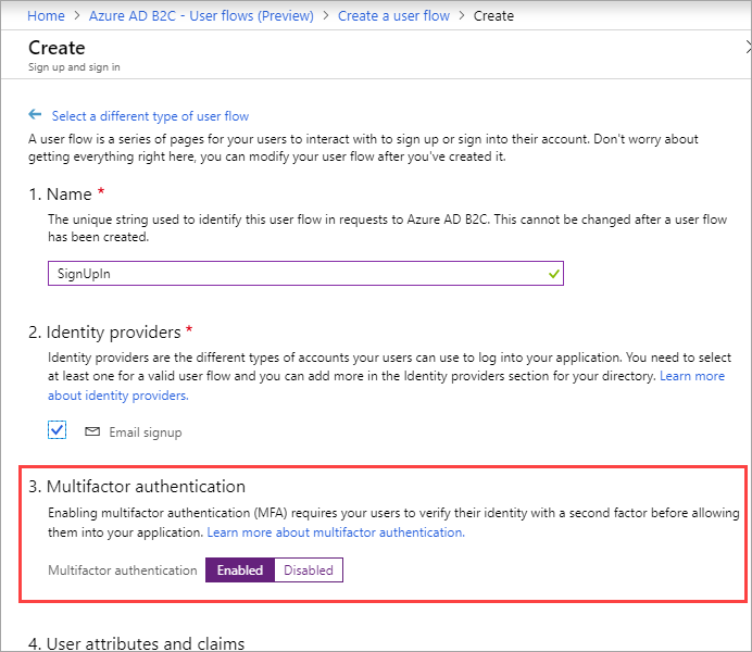设置多重身份验证