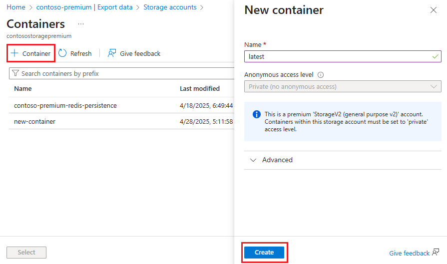 显示在“资源”菜单中选择的“导出数据”的屏幕截图