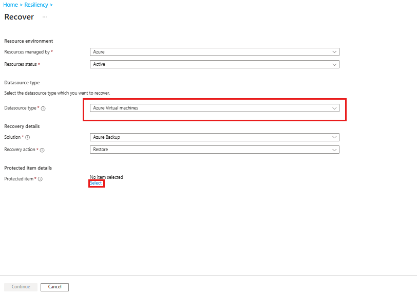 选择数据源类型