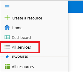 截图显示选择“所有服务”。