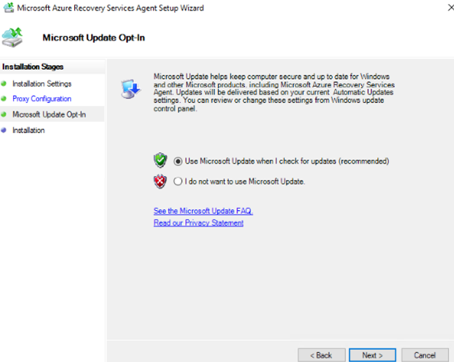 屏幕截图显示了 MARS 的设置页。