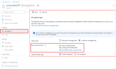 一个屏幕捕获，其中显示了 Key 和 Key Vault 的详细信息。