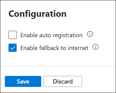如何启用回退的屏幕截图。