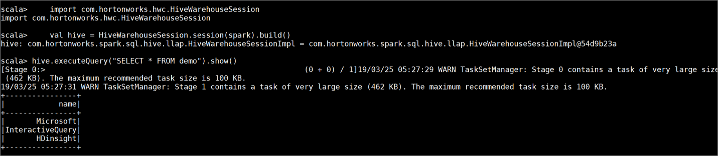 应用 ranger 策略之前演示表的屏幕截图。