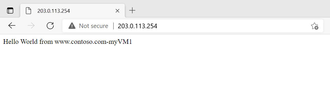 Web 浏览器中 contoso 网站的屏幕截图。
