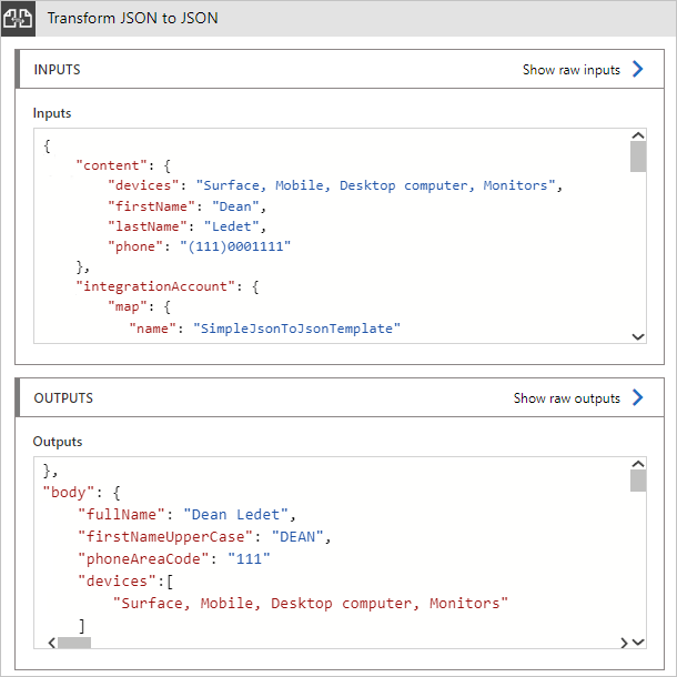 显示示例输出的屏幕截图。