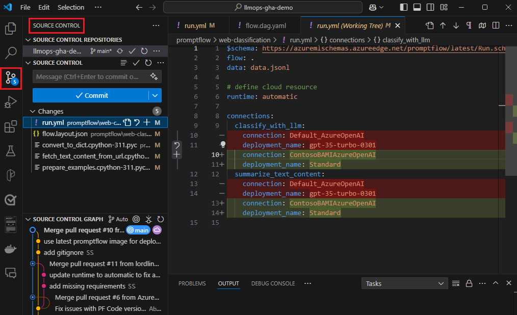 本地开发的屏幕截图。