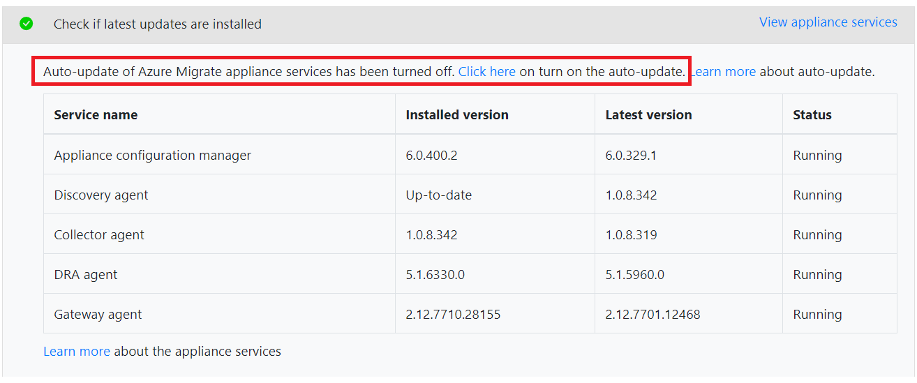 图片为打开自动更新的屏幕。