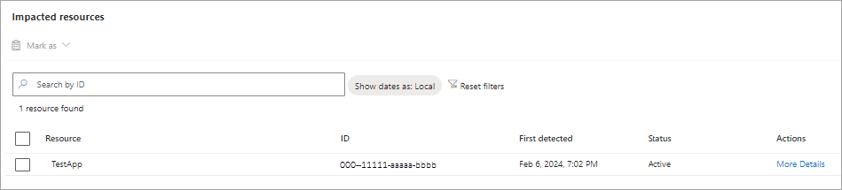 受影响的应用程序的屏幕截图。