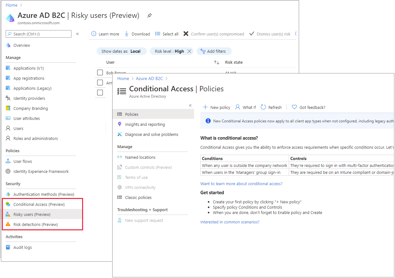 Conditional Access in a B2C tenant