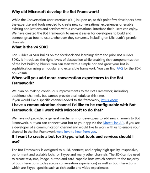 某个项目的结构化自定义问题解答文档示例