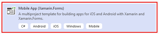 屏幕截图显示如何在 Visual Studio 中创建新项目。
