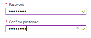 Screenshot of Microsoft.Common.PasswordBox UI element.