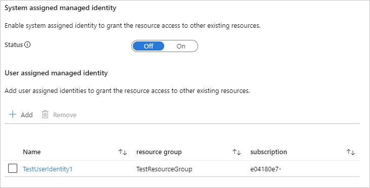 Microsoft.ManagedIdentity.IdentitySelector third step