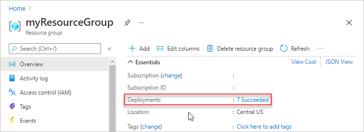 Select deployments