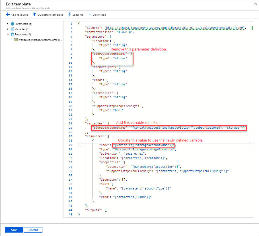 Azure Resource Manager templates