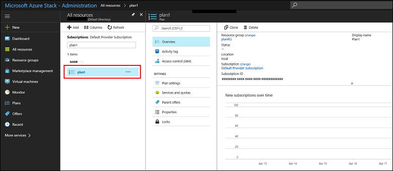 查看 Azure Stack Hub 中的新计划