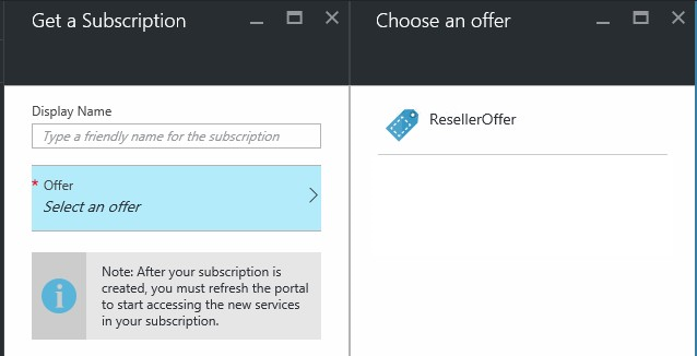 在 Azure Stack Hub 用户门户中查看并选择产品/服务