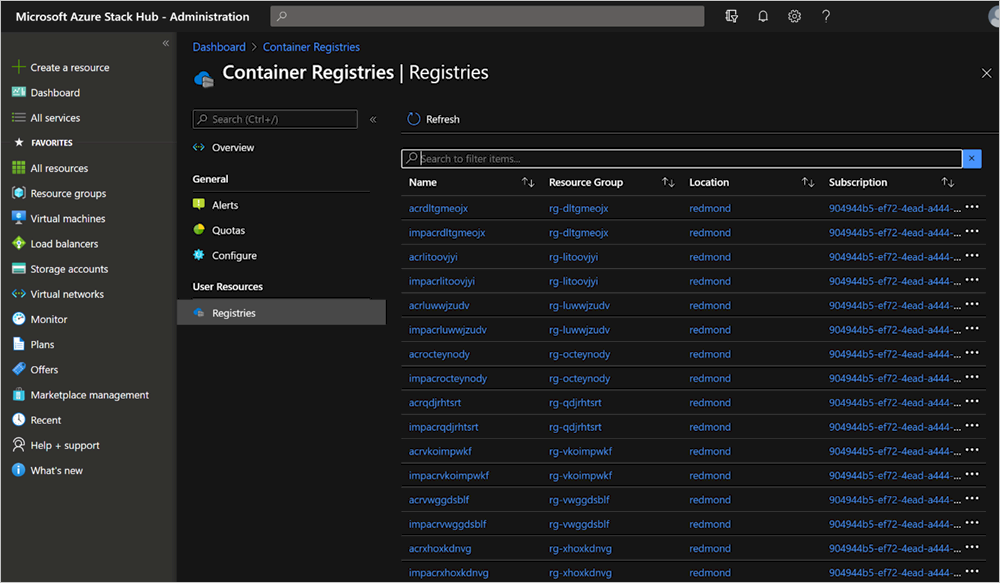 搜索注册表的名称。