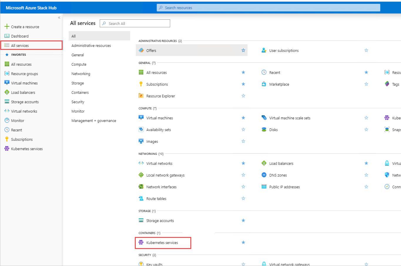 这是 Azure Stack 租户门户。