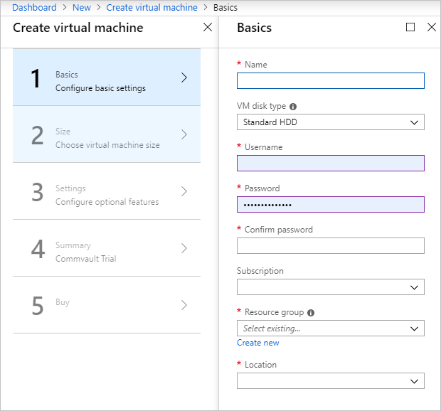 Create VM