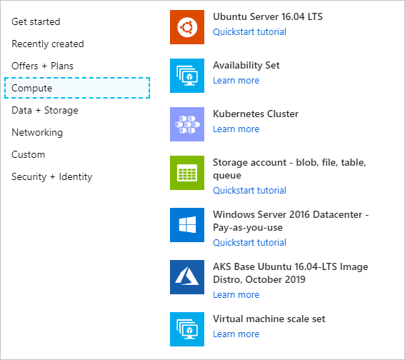 Kubernetes item in Azure Stack Hub Marketplace