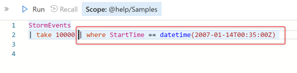 Add query clause from filtering on the grid in Azure Data Explorer WebUI.