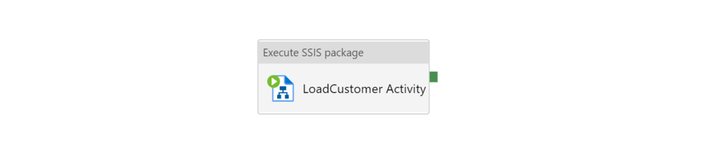 “执行 SSIS 包”活动的屏幕截图。