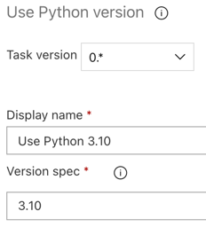 Azure DevOps - 设置 python 版本 2