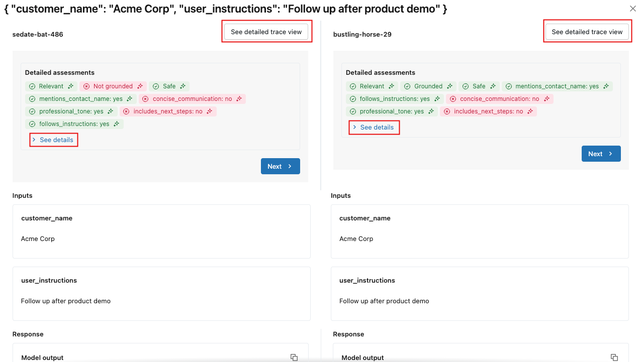 比较详细信息窗口