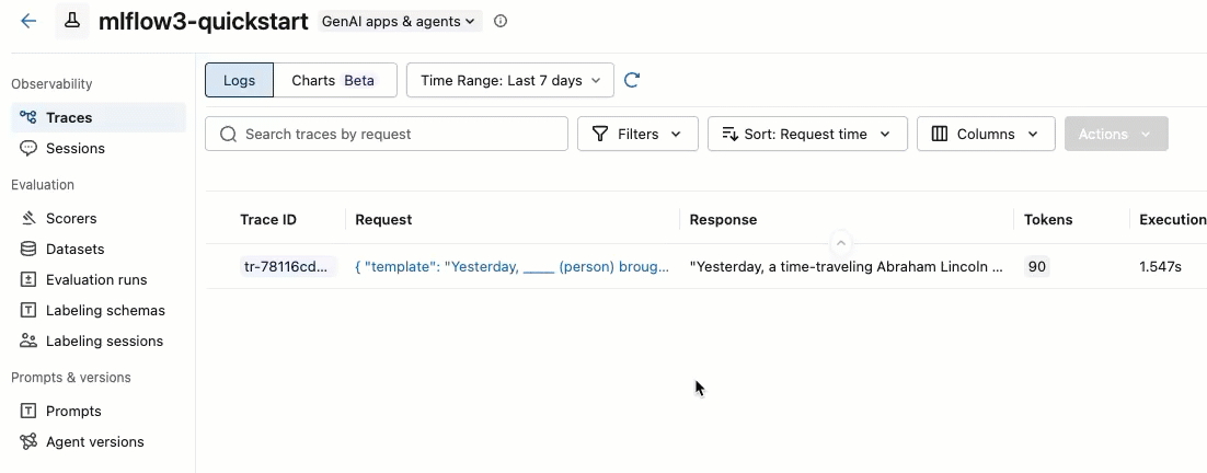 视频显示如何通过单击左侧的框来选择信号轨迹。