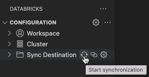 Start synchronization icon 0