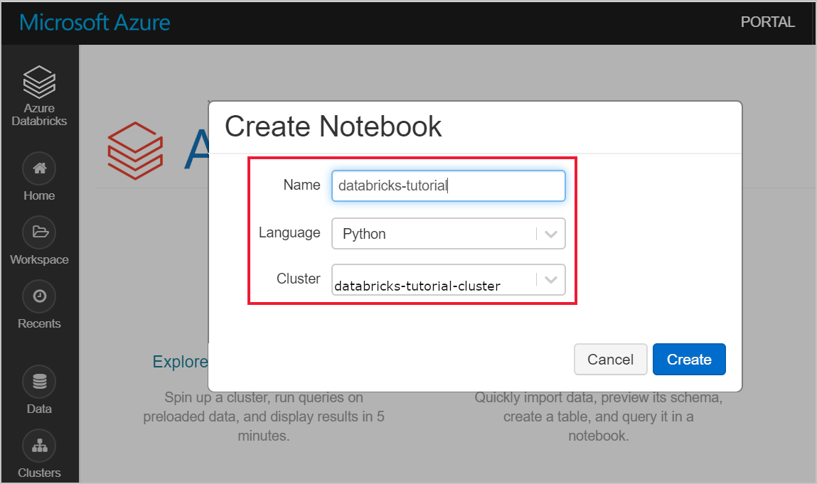 New Databricks notebook settings