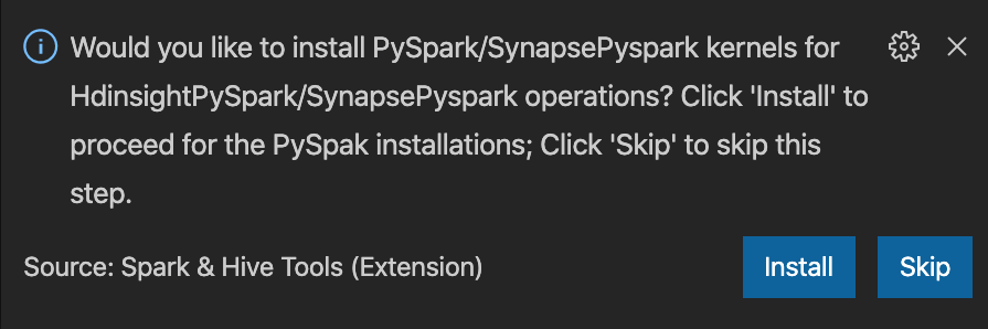 安装 PySpark 内核
