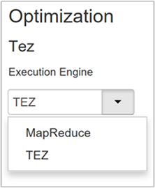 优化 - Apache Tez 引擎。