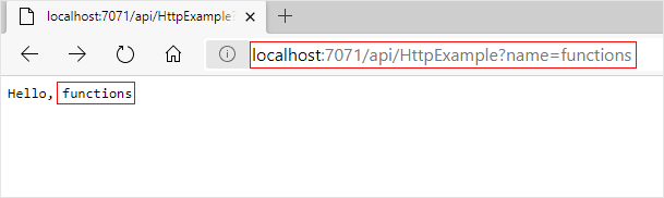 浏览器中的函数 localhost 响应