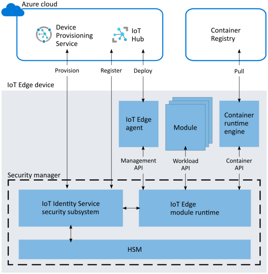 Azure IoT Edge 模块运行时体系结构
