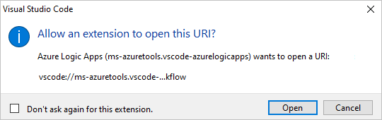 显示了扩展提示请求允许访问的屏幕截图。