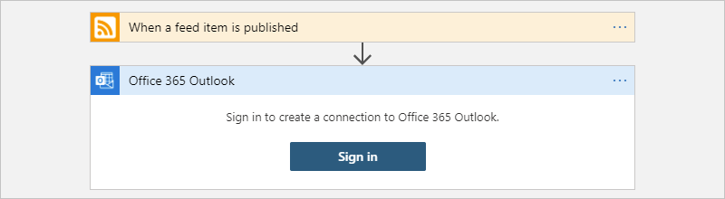 显示 Office 365 Outlook 登录提示的屏幕截图。