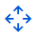This is the regions manipulation tool icon - four arrows pointing outward from the center, up, right, down, and left.