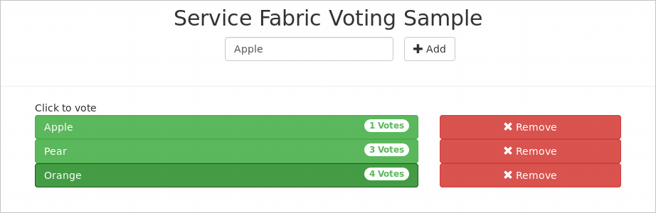 Voting Application in Browser